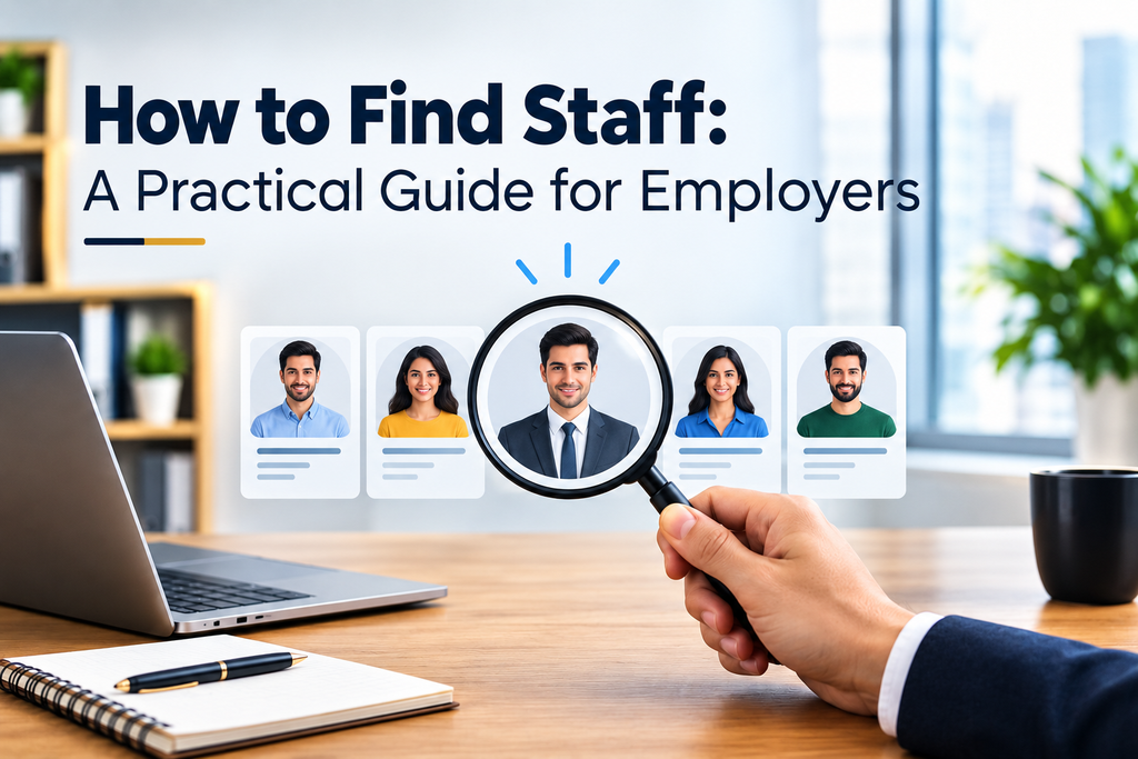 How to Find Staff: A Practical Guide for Employers